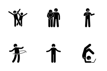 Positive Man Icon Pack