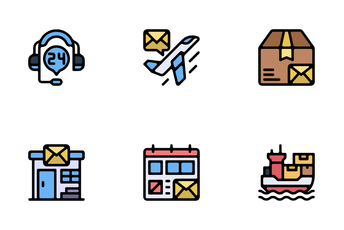 Postal Services Icon Pack