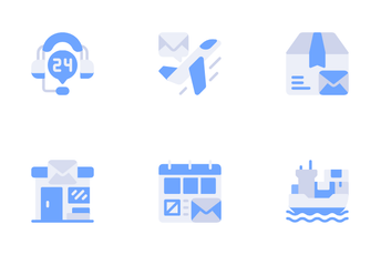 Postal Services Icon Pack