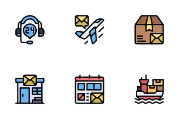 Postal Services Icon Pack