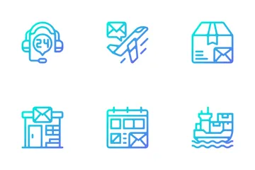 Postal Services Icon Pack