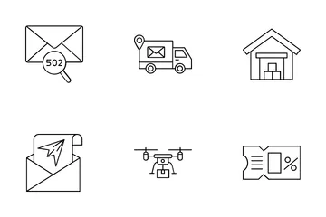 Postal Services Icon Pack