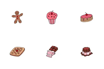 Postres Paquete de Iconos