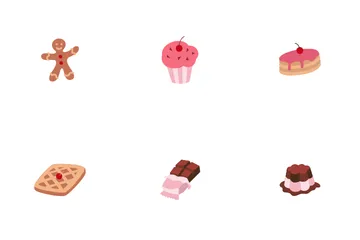 Postres Paquete de Iconos