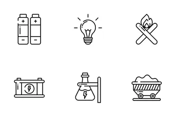 Potência e Energia Pacote de Ícones