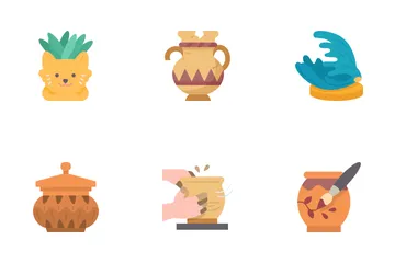 Pottery And Ceramics Icon Pack