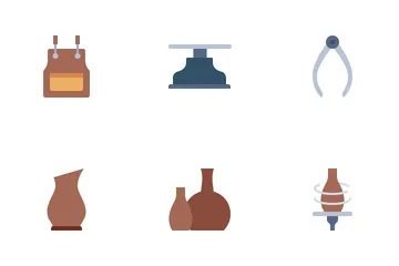 Pottery And Ceramics Icon Pack