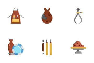 Pottery And Ceramics Icon Pack