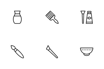 Pottery ,Ceramic Classes Icon Pack
