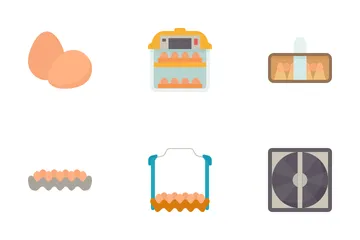 Poultry Farm Icon Pack