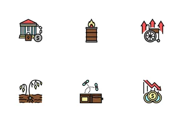 Poverty Destitution Icon Pack