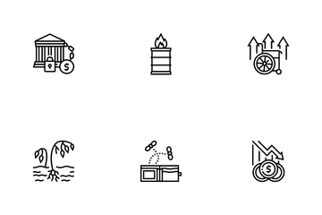 Poverty Destitution Icon Pack