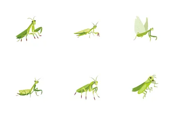 Praying Mantis Icon Pack