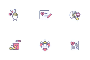 Precision Medicine Development Icon Pack