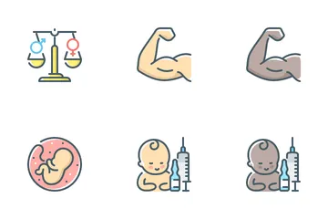 Pregnancy And Family Icon Pack