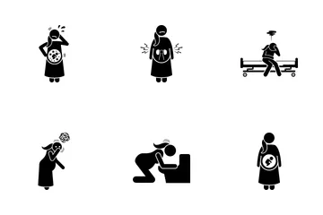 Pregnancy Complication Icon Pack