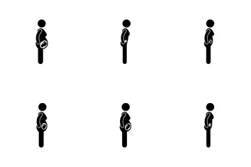 Pregnancy Stages Icon Pack