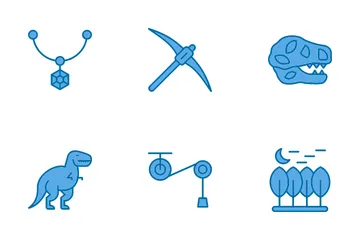 Prehistoric Element Icon Pack