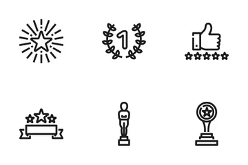 Premio y trofeo Paquete de Iconos