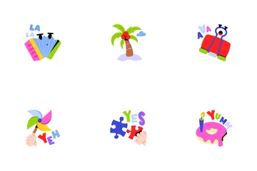 Preppy Stickers Icon Pack