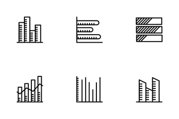 Presentación de datos infográficos Paquete de Iconos