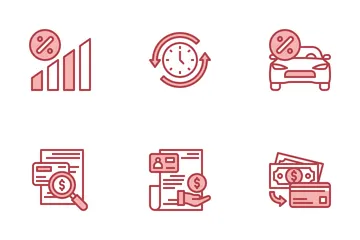Préstamo personal Paquete de Iconos