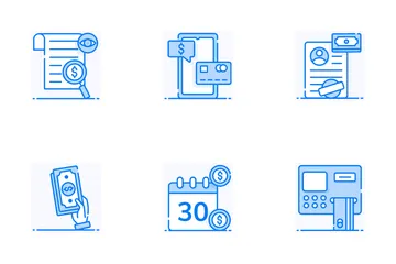 Préstamos personales Paquete de Iconos