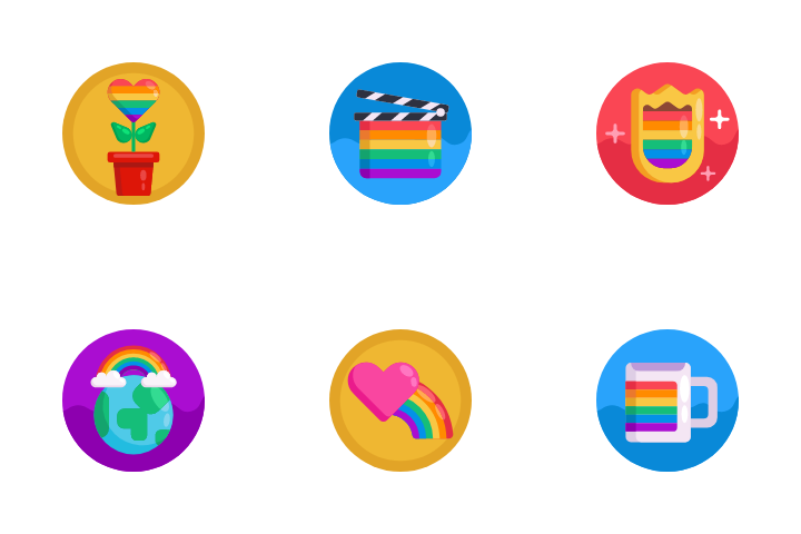 Flag, gay, homosexual, lgbt, rainbow, shirt, t-shirt icon - Download