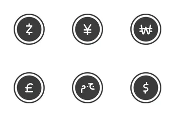 Principales devises Pack d'Icônes