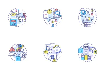 Principes et stratégies de tarification Pack d'Icônes