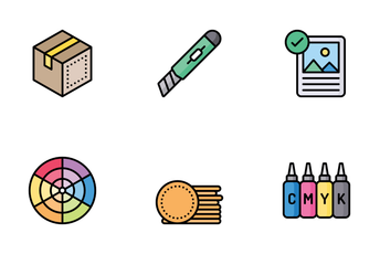 Printing Services Icon Pack