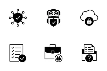 Privacidad y protección de datos Paquete de Iconos