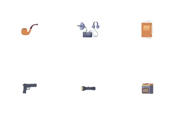 Private Detective Icon Pack