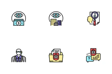 Private Detective Icon Pack