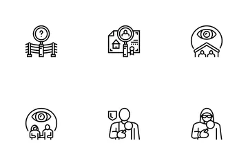 Private Detective Icon Pack