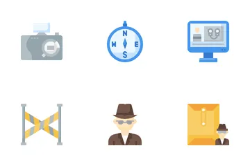 Private Detective Icon Pack