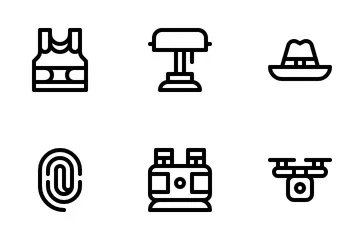 Private Detective Icon Pack