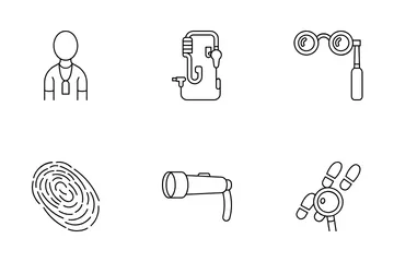 Private Investigator Icon Pack