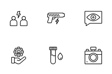 Private Investigator Icon Pack