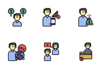 Problem Person Icon Pack