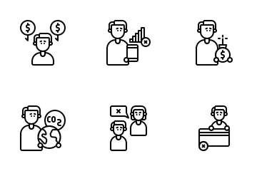 Problem Person Icon Pack