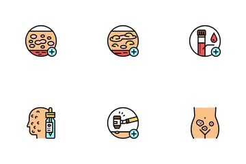 Problème de dermatologie Pack d'Icônes