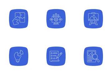 Problème de Design Thinking Icon Pack