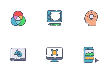 Proceso creativo Paquete de Iconos