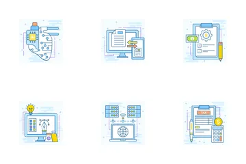 Procesos de negocio Paquete de Iconos