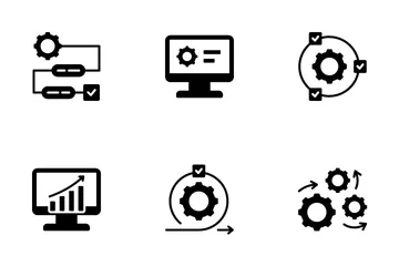 Procesos de negocio Paquete de Iconos