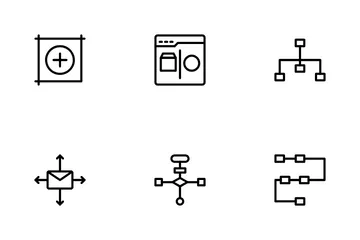 Proceso de experiencia de usuario Paquete de Iconos