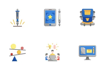 Processo criativo Icon Pack