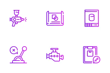 Processus industriel Icon Pack