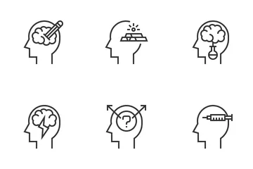 Processus mental Icon Pack